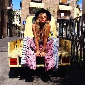 Rat & Boa Tie Dye Romper